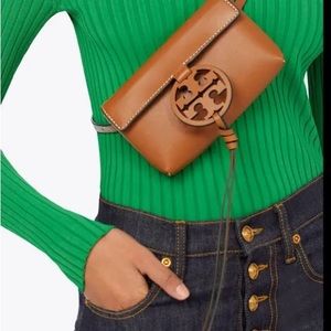 AUTHENTIC TORY BURCH MILLER CAMEL WAIST BAG